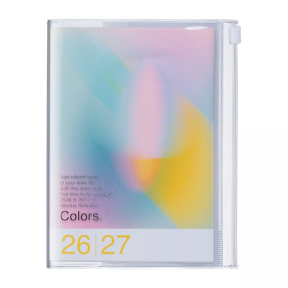 2026-2027 A6 Diary in Gradient Pink