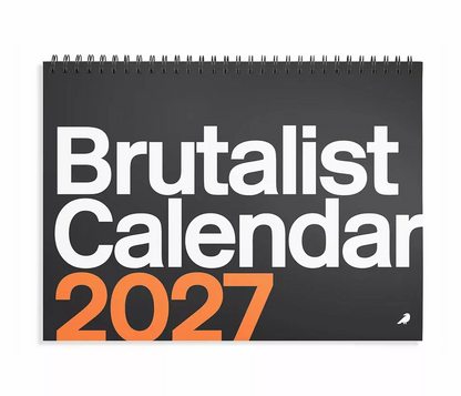 Brutalist Calendar 2027