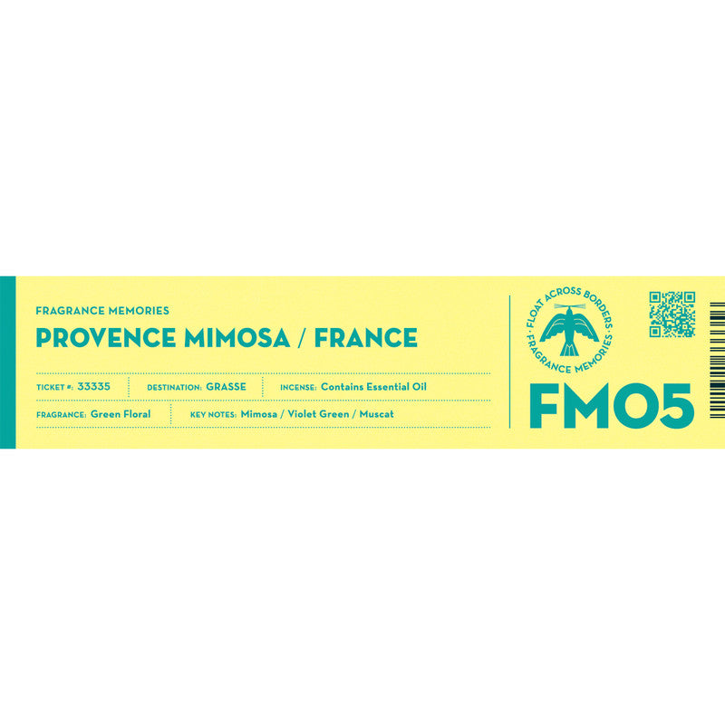 Fragrance Memories Japanese Incense - Provence Mimosa