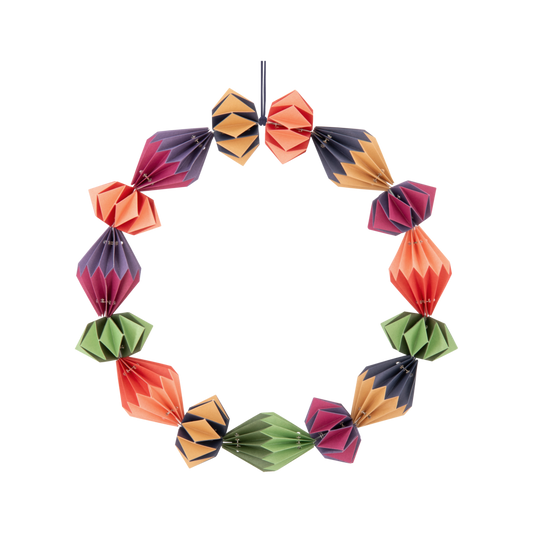 Paper Christmas Wreath Grace