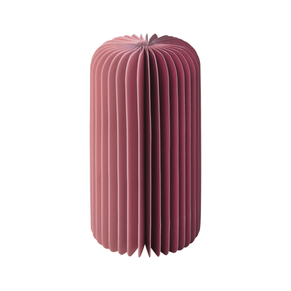 Yuki Paper Vase in Berry