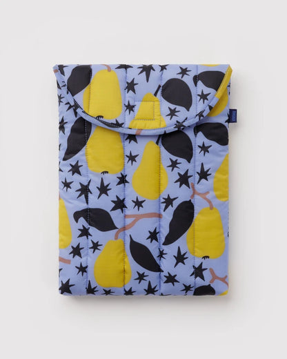 Baggu Puffy 13"/14" Laptop Sleeve in Golden Pears