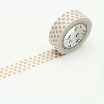 MT Washi Tape in Milk Tea Dot