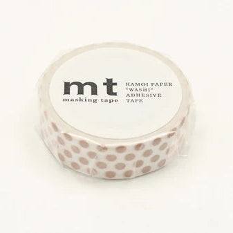 MT Washi Tape in Milk Tea Dot