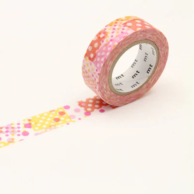 MT Washi Tape in Negapoji Dot Pink