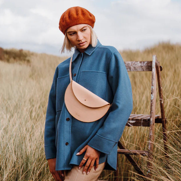 Large Slim Halfmoon Bag