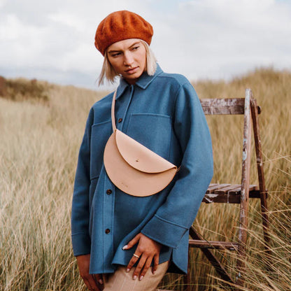 Large Slim Halfmoon Bag