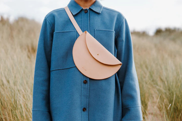 Large Slim Halfmoon Bag