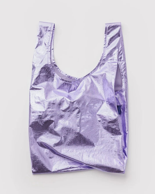 Baggu Standard Reusable Bag in Lavender Metallic