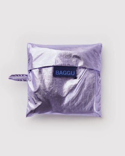 Baggu Standard Reusable Bag in Lavender Metallic