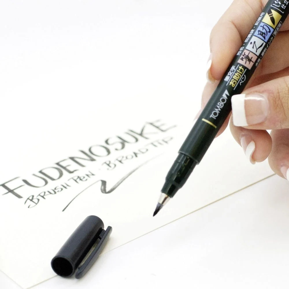 Tombow Fudenosuke Soft Tip Brush Pen in Black