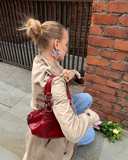Polka Dot Wiggle Earrings