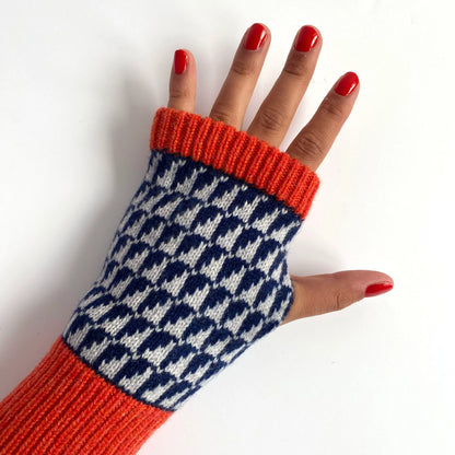 100% Merino Lambswool Wrist Warmers