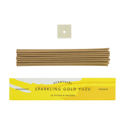 Sparkling Gold Yuzu Japanese Incense